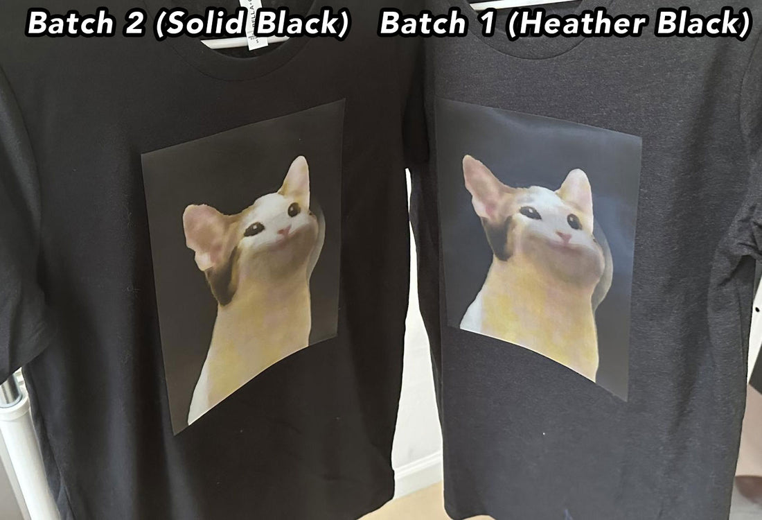 Limited Edition POPCat GIF Shirt (Heather Black)