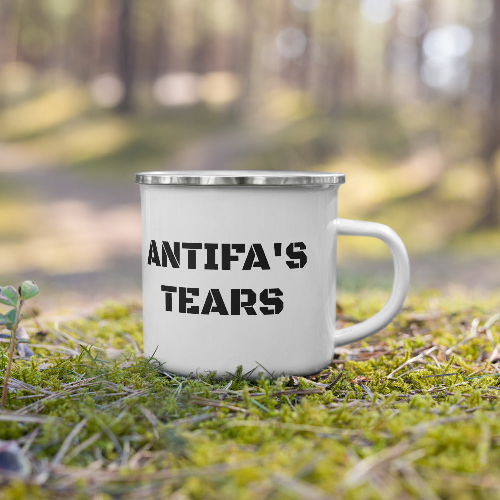 Antifa's Tears Enamel Mug