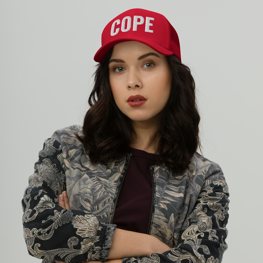 COPE Embroidered Trucker Hat