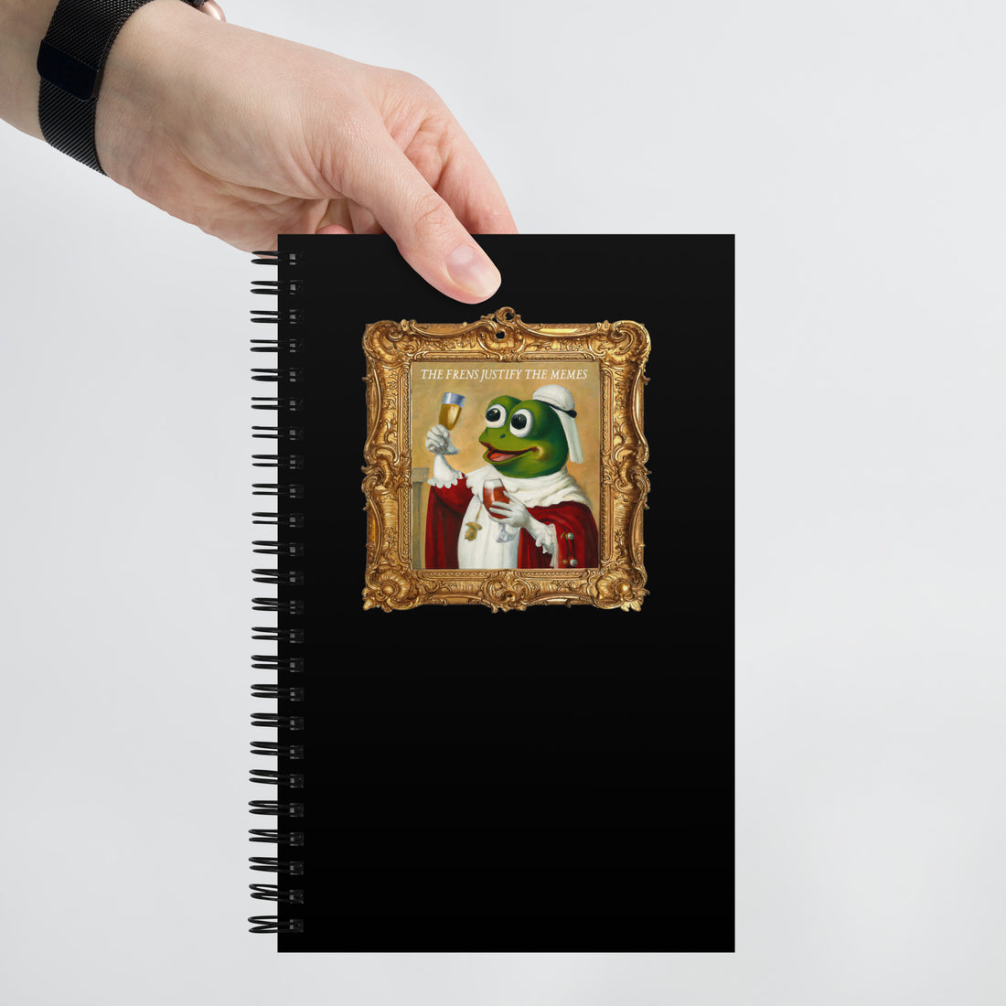 Niccolo Machiavelli Frog Notebook